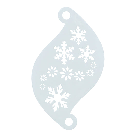 Face Paint Stencil SNOWFLAKES