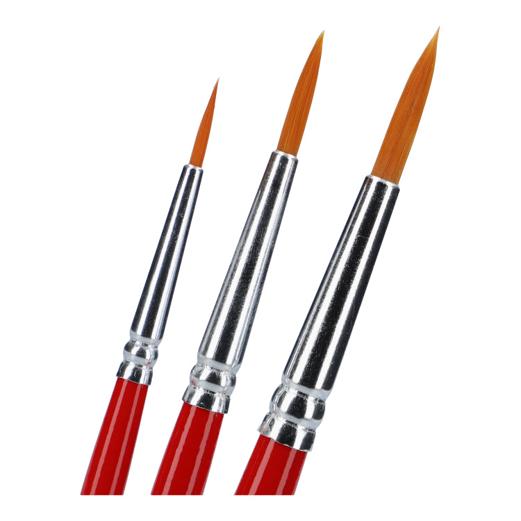 Synthetic Brush SET ROUND (#2,4,6)