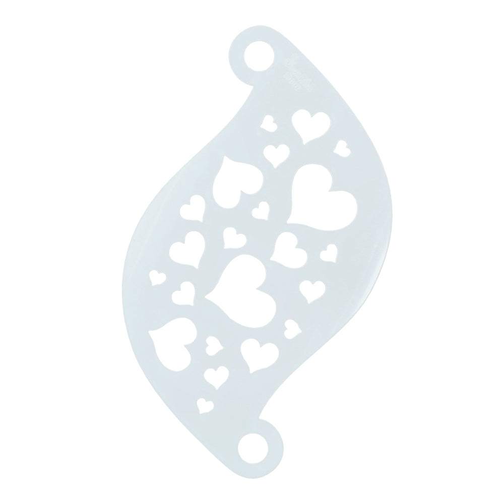 Face Paint Stencil HEARTS