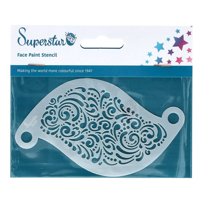 Face Paint Stencil CURLY WURLY
