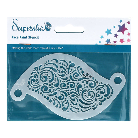 Face Paint Stencil CURLY WURLY