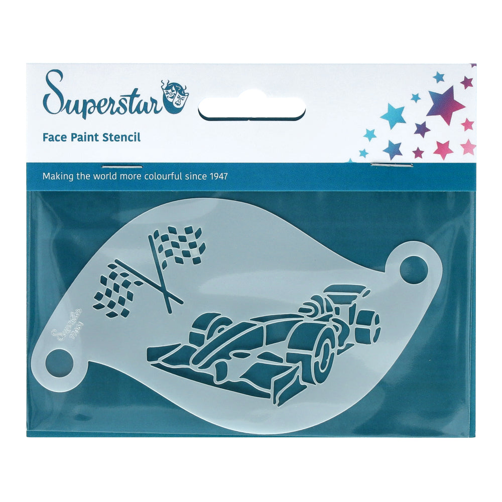 Face Paint Stencil F1 RACE CAR