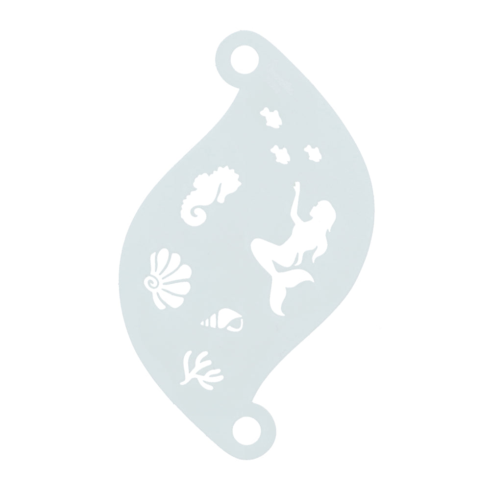 Face Paint Stencil MERMAID