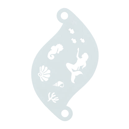 Face Paint Stencil MERMAID